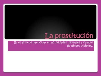Lipa La Prostitucion