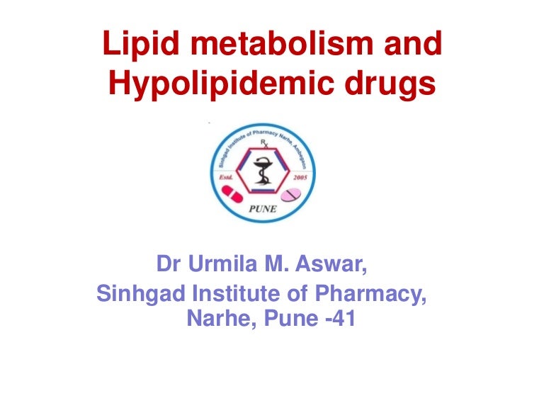 Lipid regulating drugs