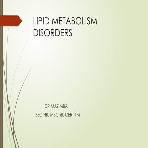 Comprehensive Overview of Lipid Metabolism Disorders: Pathophysiology ...