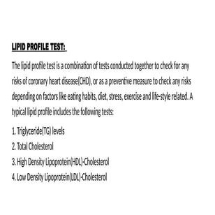 Comprehensive Guide to Lipid Profile Testing and Cardiovascular Health ...