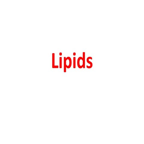 Lipids