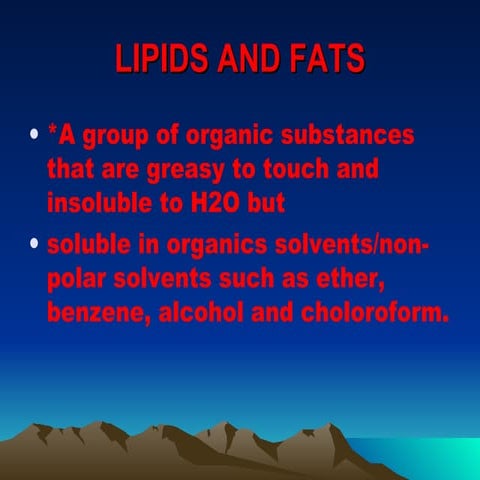 Lipids