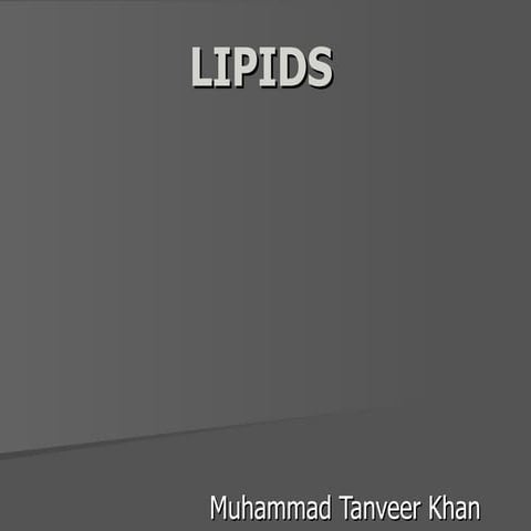 Lipids