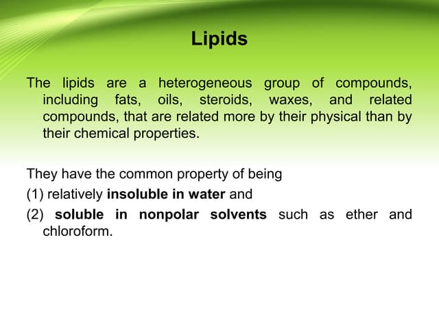 Lipids