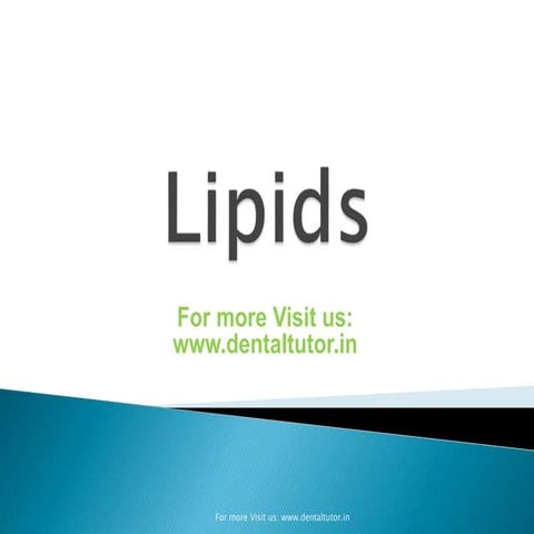 Lipids 