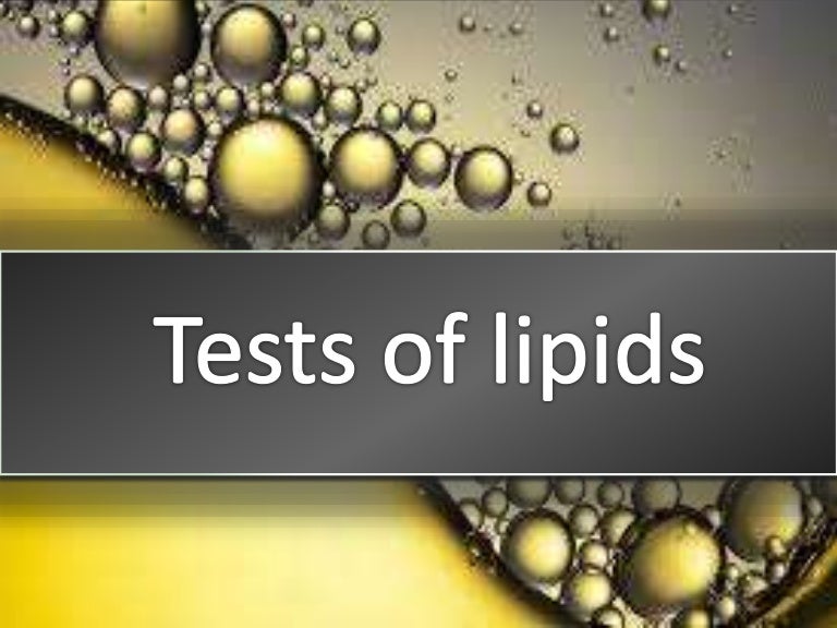 Test Of Lipids