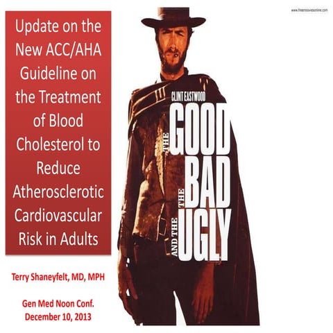 Review of the New ACC/AHA Cholesterol Guidelines | PPTX