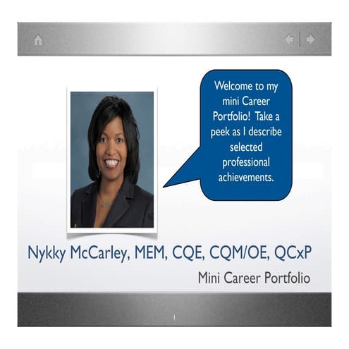 LinkedIn Portfolio, Nykky McCarley