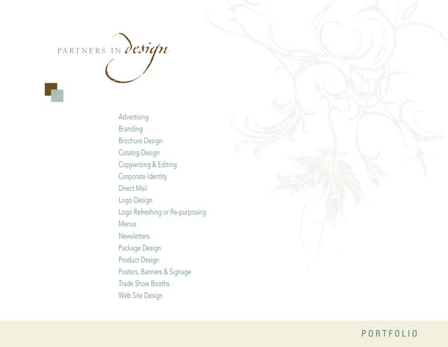 Partners In Design Portfolio