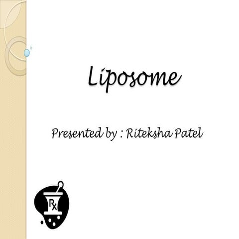 Liposome ppt