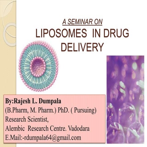  Chapter on  Liposomes