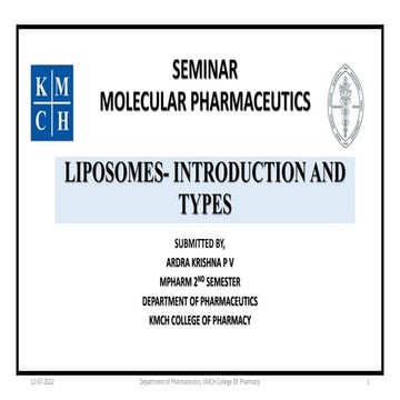 LIPOSOMES INTRODUCTION AND TYPES.pptx