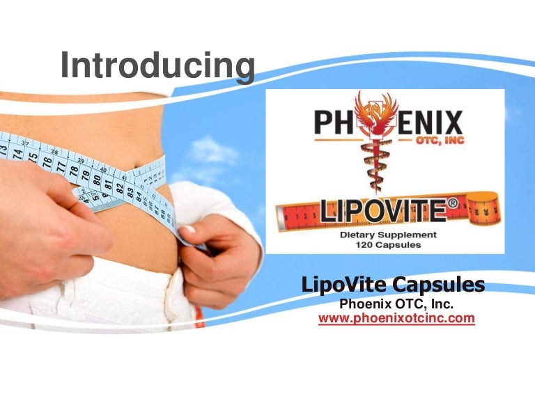Lipovite Capsules for Weight Loss available at www.phoenixotcinc.com