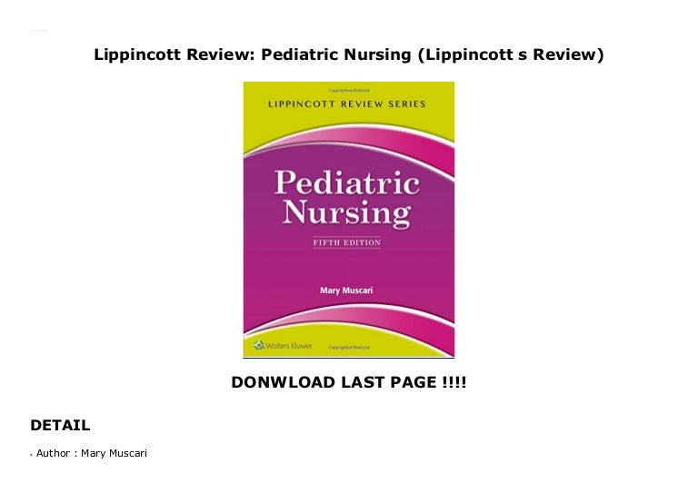 Lippincott Review Pediatric Nursing (Lippincott s Review)