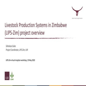 Livestock production systems in Zimbabwe: Project overview