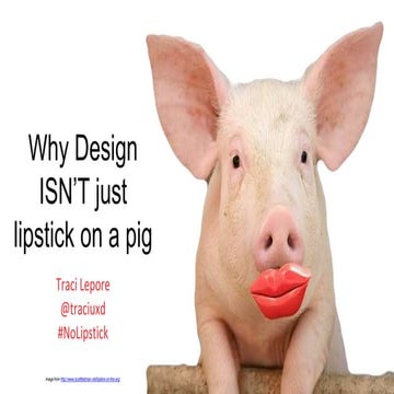 Lipstick on a pig ias16