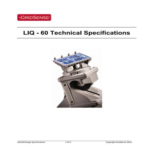 Liq 60 tech spec