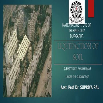 Liquefaction of soil