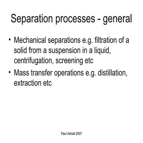 Liquid-liquid extraction principles. Solvent extraction