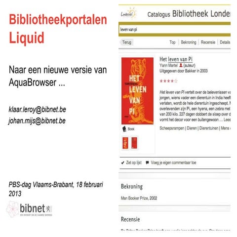 Bibliotheekportalen Liquid