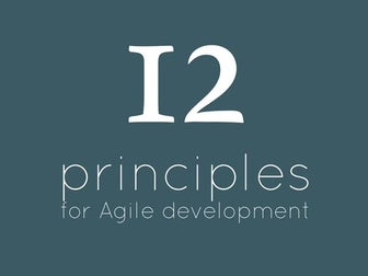 12 principles for Agile Development 