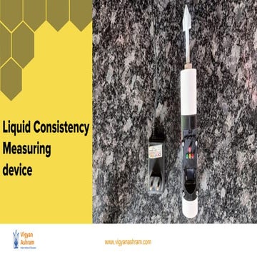 Liquid consistency measurement device | PPT