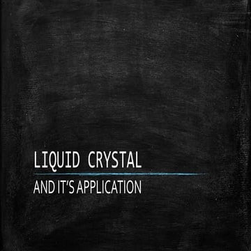 Liquid crystal