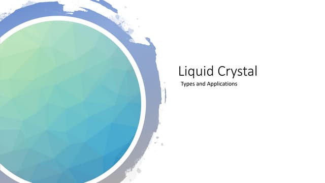 Liquid crystal SB