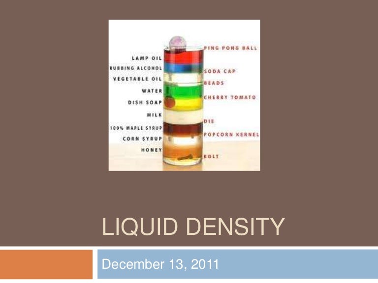 Liquid Density