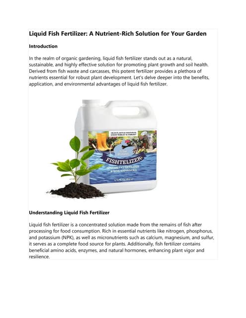 Mechanism of Slow releasing fertilizers with crop yield improvement | PPT