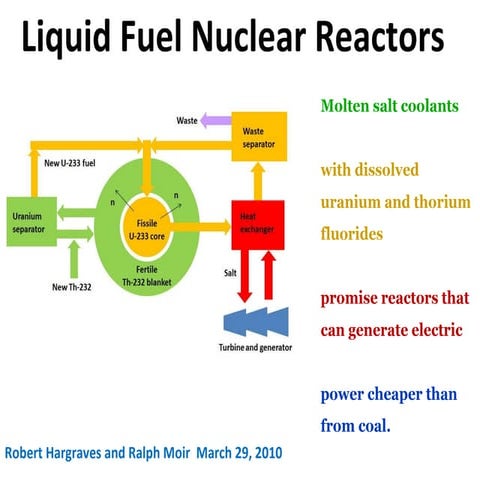 Liquid Fuel Nuclear Reactors