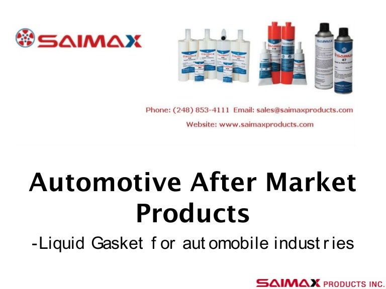 Liquid gasket for automotive industries