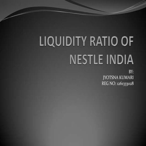 Liquidity ratio