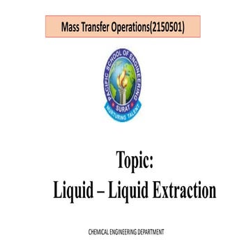 Liquid liquid extraction 1