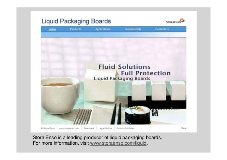 Stora Enso Liquid Packaging Board