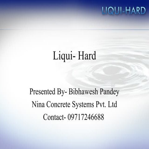 Liquihard presentation