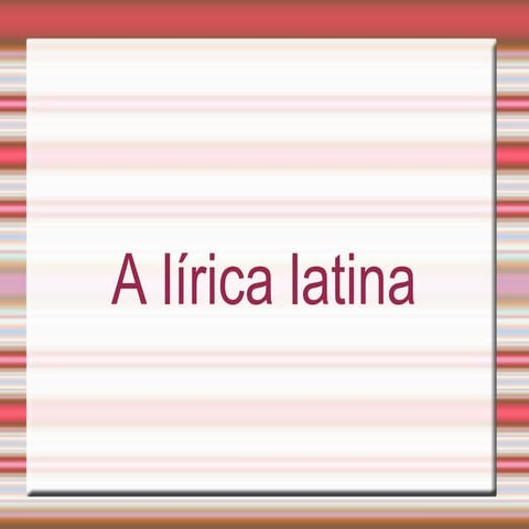 Lirica Latina