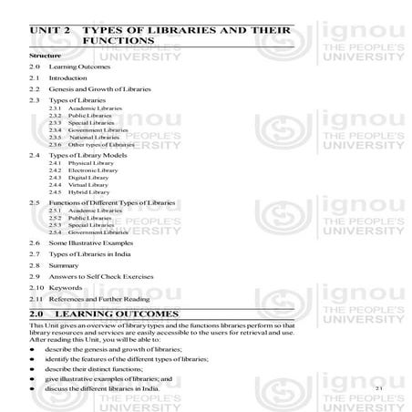 Lis 051 Types of Libraries and their functions.pdf