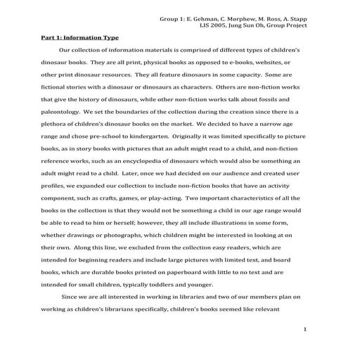 LIS2005 Final Project Report