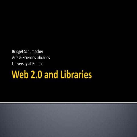Web 2.0 and Libraries