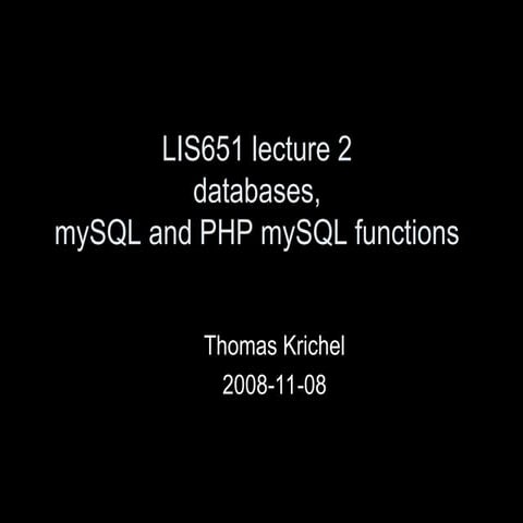 databaseMysqlphp MySQL DBMS MySQL DBMS.ppt