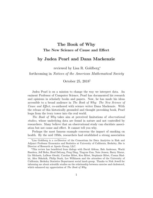 The book of Why