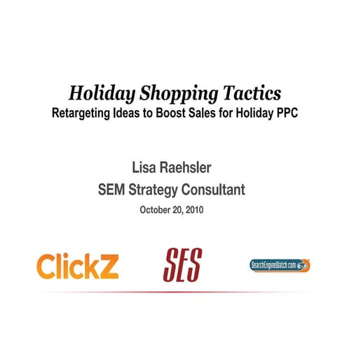 Anthropologie Digital Marketing Holiday Campaign | PPTX