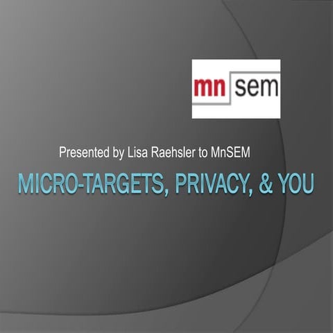 Online Privacy & Targeting POV | PDF