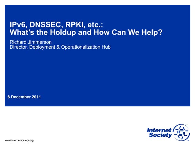 LISA 2011 Presentation