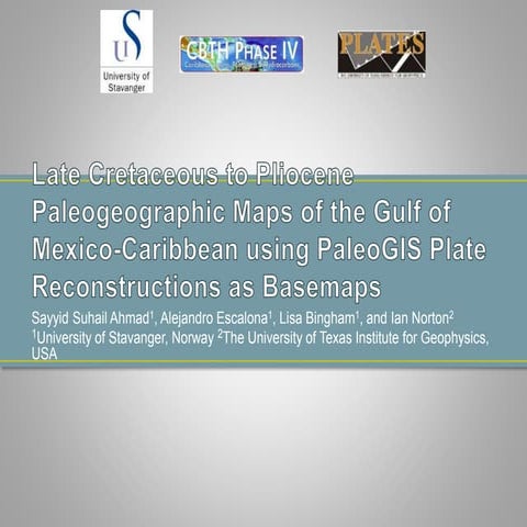 Late Cretaceous to Pliocene Paleogeographic Maps of the Gulf of Mexico ...