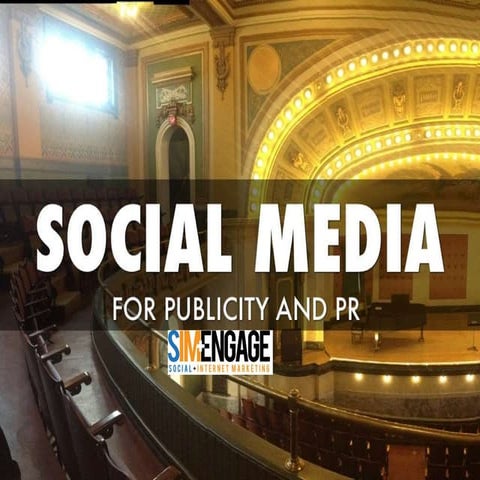Social Media for Publicity and PR 