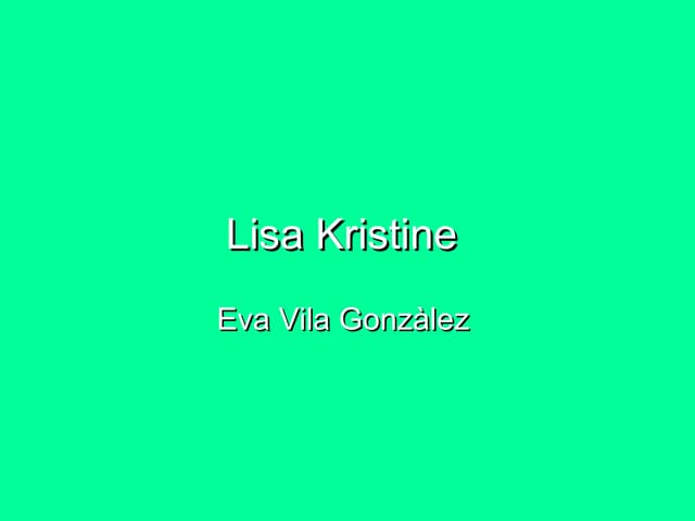 Lisa kristine