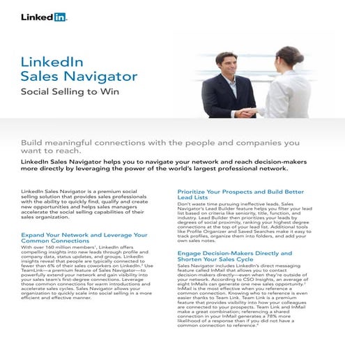 LinkedIn Sales Navigator