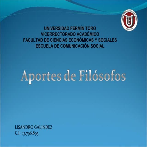 CONOCIENDO LA POSTURA FILOSÓFICA  SOBRE LA COMUNICACIÓN SOCIAL